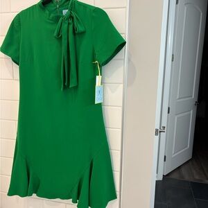CeCe Vibrant Green Dress NWT